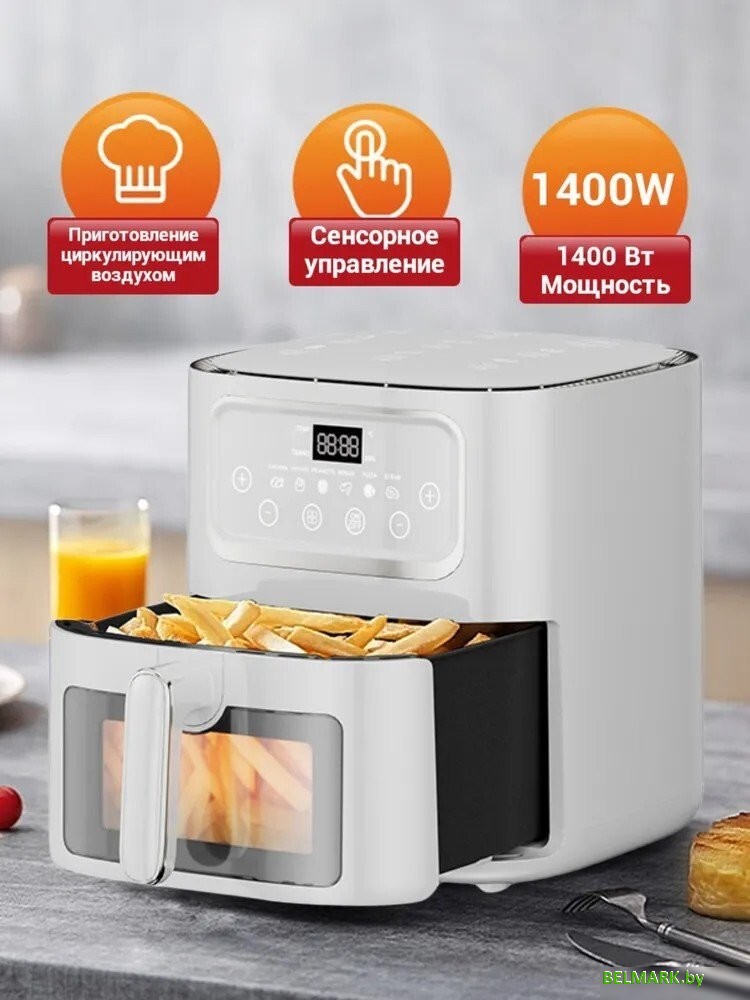 Аэрогриль (аэрофритюрница) KaringBee SZ-A805 (белый) - фото