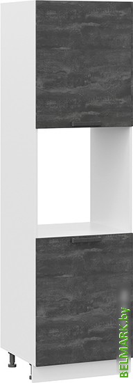 Шкаф-пенал Трия Детройт 1П6 (белый/угольный камень) - фото