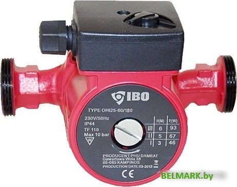 Циркуляционный насос IBO OHI 25-60/180 - фото
