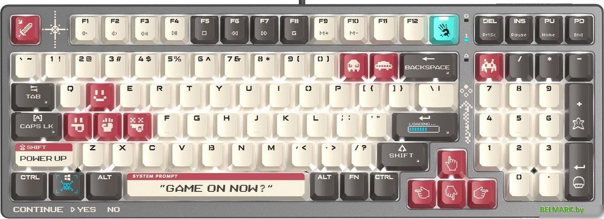 Клавиатура A4Tech Bloody S98 Pixels Red (Bloody BLMS Red Plus, нет кириллицы) - фото