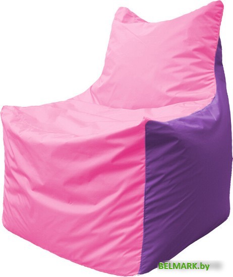 Кресло-мешок Flagman Фокс Ф2.1-194 (розовый/сиреневый) - фото