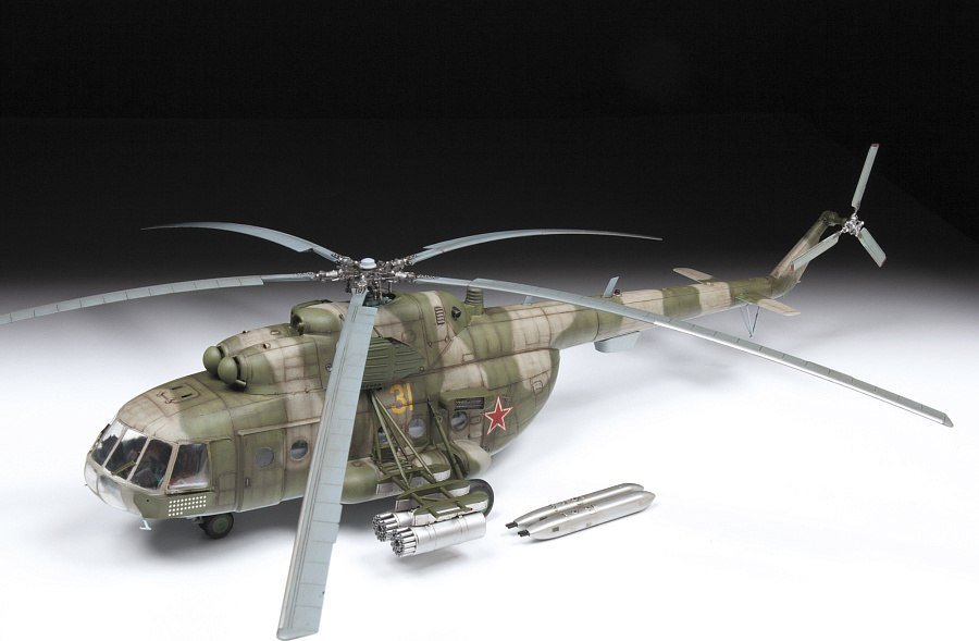 Сборная модель Звезда Советский многоцелевой вертолет Ми-8МТ 4828 - фото2