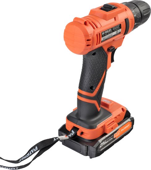 Дрель-шуруповерт Patriot BR 189 UES 180301549 (с 2-мя АКБ, кейс) - фото2