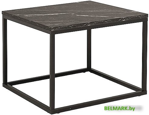Журнальный столик Signal ROSSI B (черный мрамор/черный) - фото