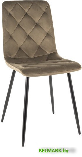 Стул Signal Jerry Velvet (bluvel 77 оливковый/черный) - фото