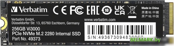 SSD Verbatim Vi3000 256GB 49373 - фото