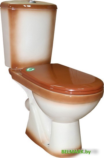 Унитаз Rosa Комфорт (коричневый) - фото