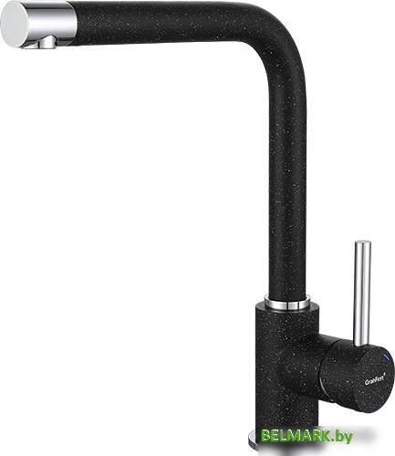 Смеситель GranFest Мрамор 3651 (черный) - фото