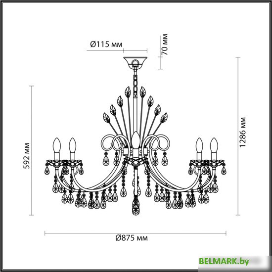 Подвесная люстра Odeon Light Versia 4977/10 - фото2