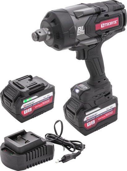 Гайковерт Thorvik BBIW342400 (с 2-мя АКБ, кейс) - фото2