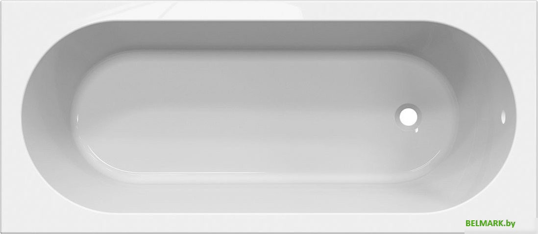 Ванна Belux Борнео 160x70 (18, белый матовый/Solid Surface) - фото