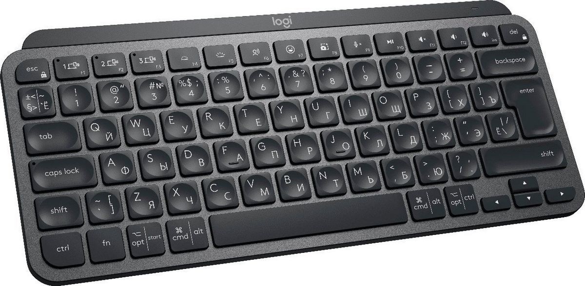 Клавиатура Logitech MX Keys Mini 920-010617 (графитовый, нет кириллицы) - фото2