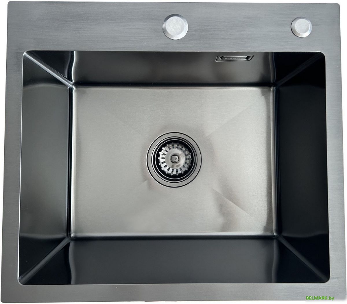 Кухонная мойка Blantek LS-5050B Nano black - фото