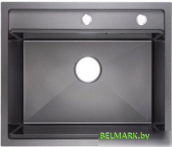 Кухонная мойка VANS Premium 600x505x240 мм Graphite matte - фото