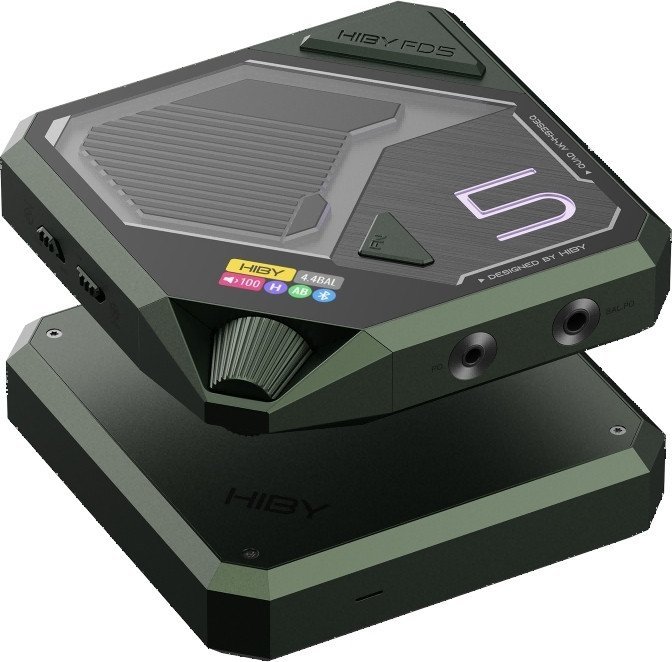Настольный усилитель HiBy FD5 (зеленый) - фото2
