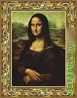 Картина Декарт "Мона Лиза" Да Винчи 8Л0514 (в раме) - фото