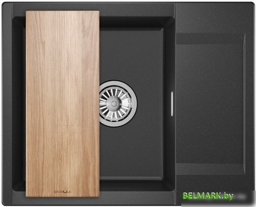 Кухонная мойка Granula ES-6202 (черный) - фото