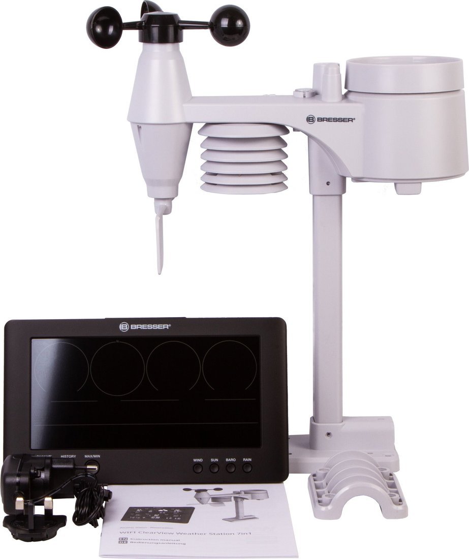 Термометр Bresser ClearView 7 в 1 Wi-Fi 77142 - фото2