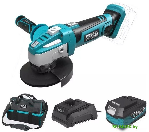 Угловая шлифмашина Dedra DED7011 (с 1-им АКБ) - фото