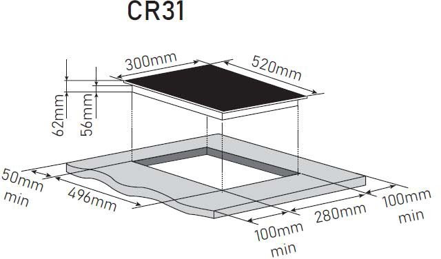 Варочная панель ZorG CR31 black - фото2