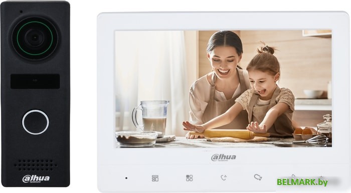 Комплект видеодомофона Dahua DHI-KTA02M - фото