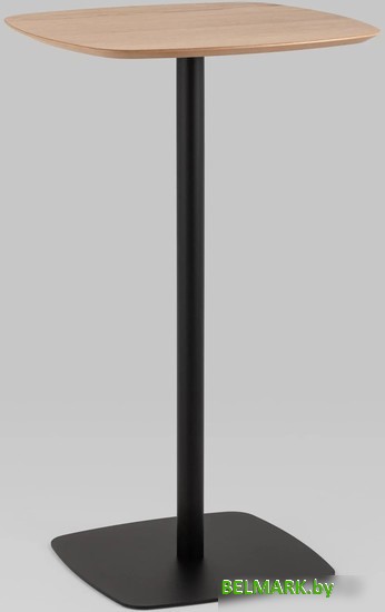 Барный стол Stool Group Form 60x60 T-005H (светлое дерево/черный) - фото