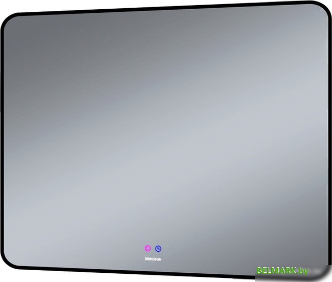 Grossman Зеркало Elegans-норма Black LED 17100802 (с сенсорным выключателем и подогревом) - фото