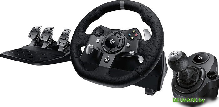 Руль Logitech G920 + G Driving Force Shifter (для Xbox One и Xbox Series X|S) - фото