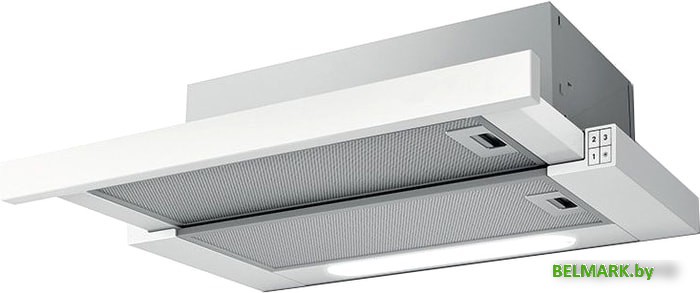 Кухонная вытяжка Jetair Aurora LX/WH/F/60 PRF0045669C - фото