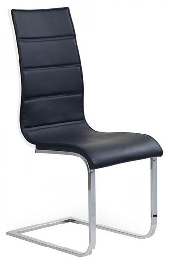 Стул Halmar K-104 (черный/белый) - фото