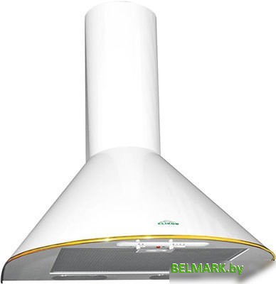 Кухонная вытяжка Elikor Эпсилон 60П-430-П3Л (белый/золото) - фото