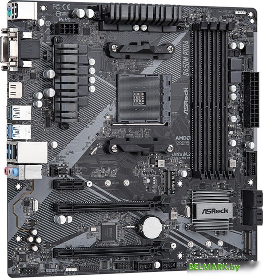 Материнская плата ASRock B450M Pro4 R2.0 - фото2