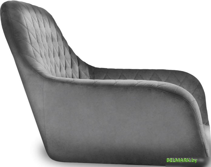 Стул с подлокотниками Sheffilton SHT-ST38/S122 (угольно-серый/темный орех/черный муар) - фото2