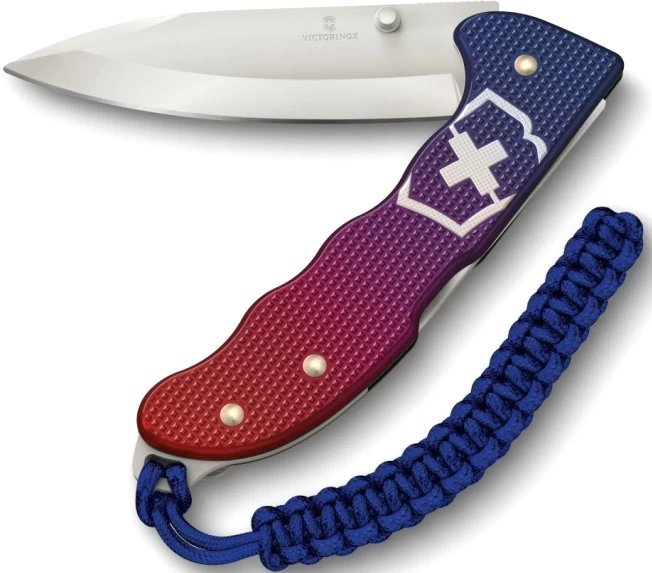 Складной нож Victorinox Evoke Alox 0.9415.D221 (синий/красный) - фото