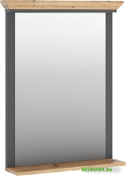 Зеркало Black Red White Jasmin LUS/65 (графит/дуб артизан) - фото2