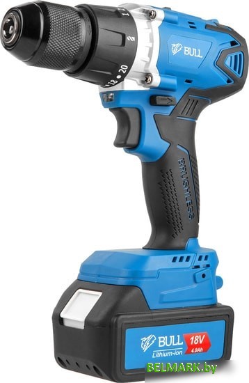 Дрель-шуруповерт Bull SR 1802 (с 2-мя АКБ, кейс) - фото