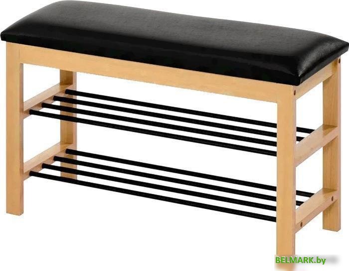 Банкетка Halmar ST-11 (черный/дуб натуральный) - фото