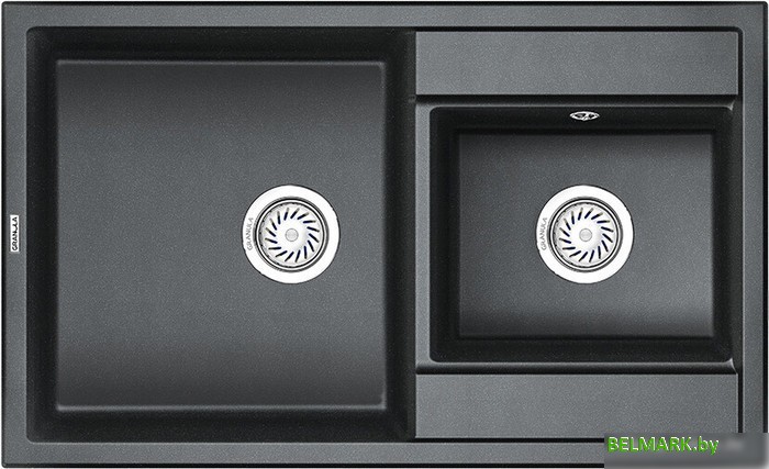 Кухонная мойка Granula GR-8201 (шварц) - фото