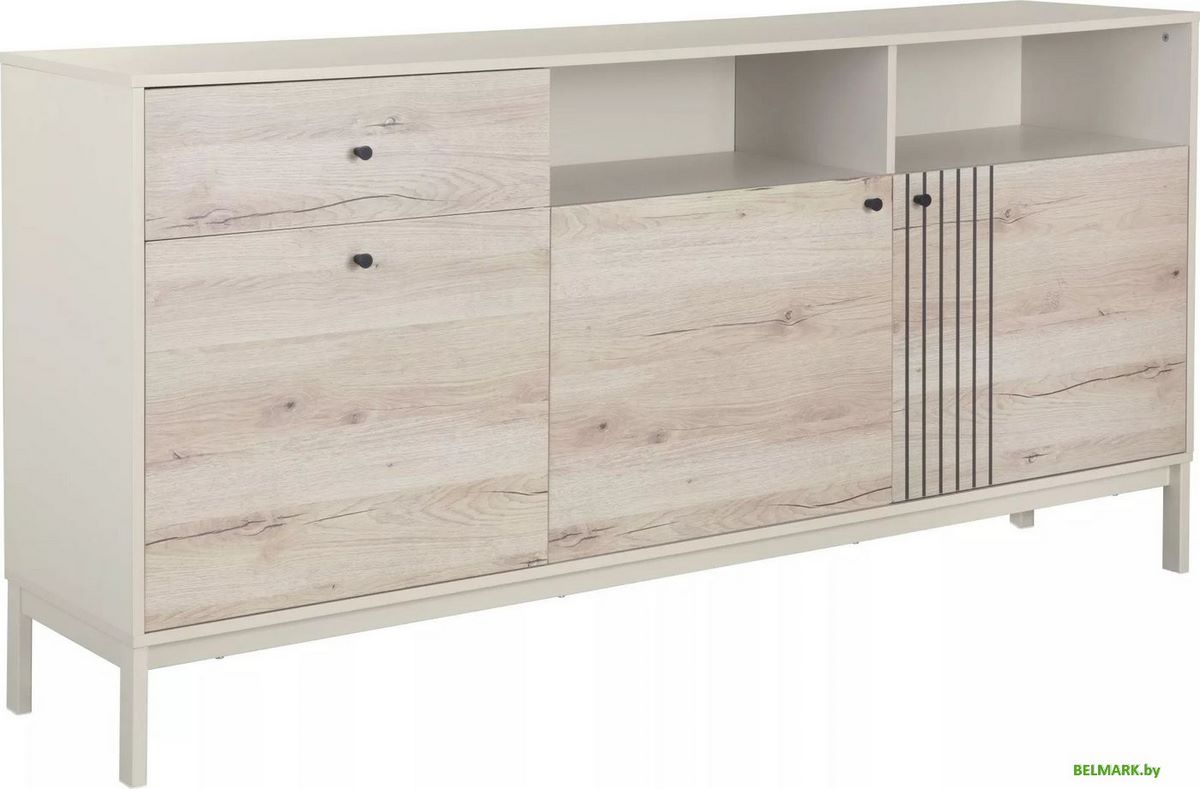 Комод Signal FROST K1 (дуб альпийский/белый) - фото