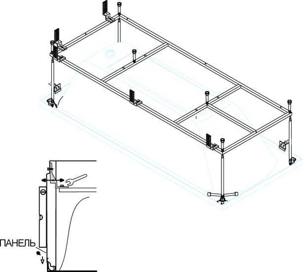 Каркас Cezares EMP-180-80-MF-R - фото