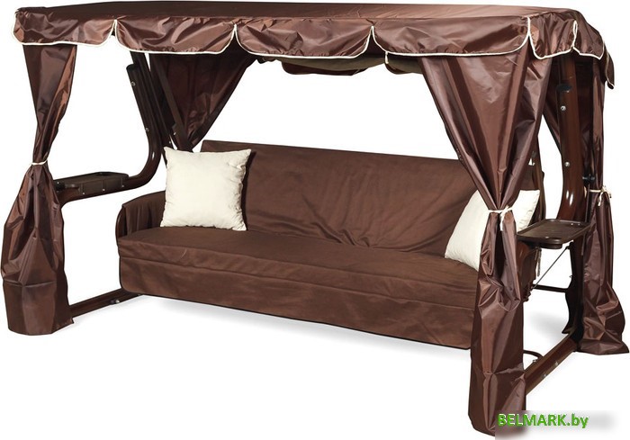 Садовые качели LetoLux Нирвана Premium 76 (шоколад) - фото