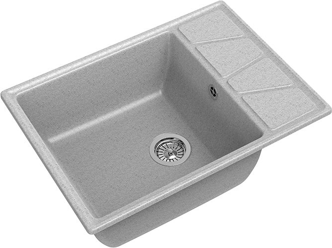 Кухонная мойка GranFest GF-V-680L (серый) - фото