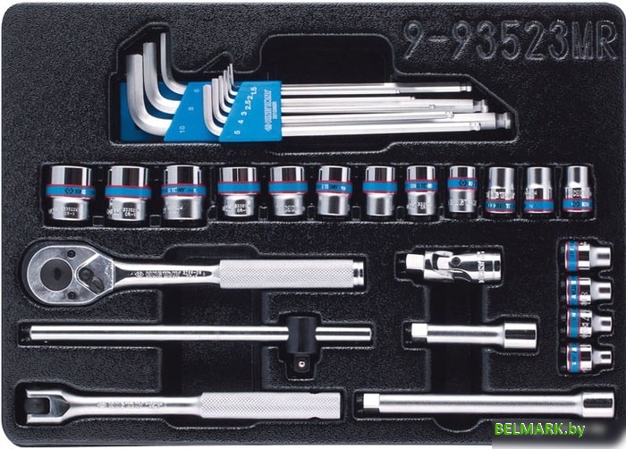 Набор головок слесарных King Tony 9-93523MR - фото