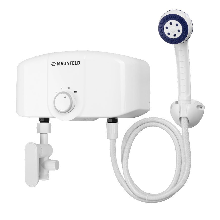 Проточный электрический водонагреватель-душ MAUNFELD MWH55IS - фото