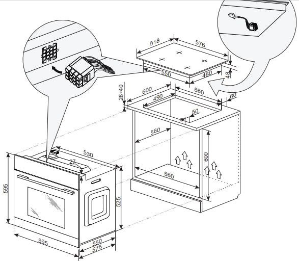 Электрический духовой шкаф Hansa BOES68463 - фото2