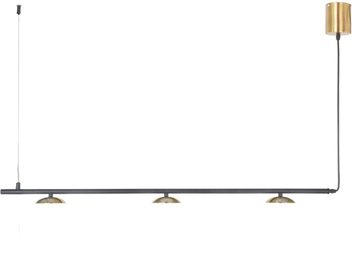 Подвесная люстра Mirastyle SX-20629/3 BK+YB - фото