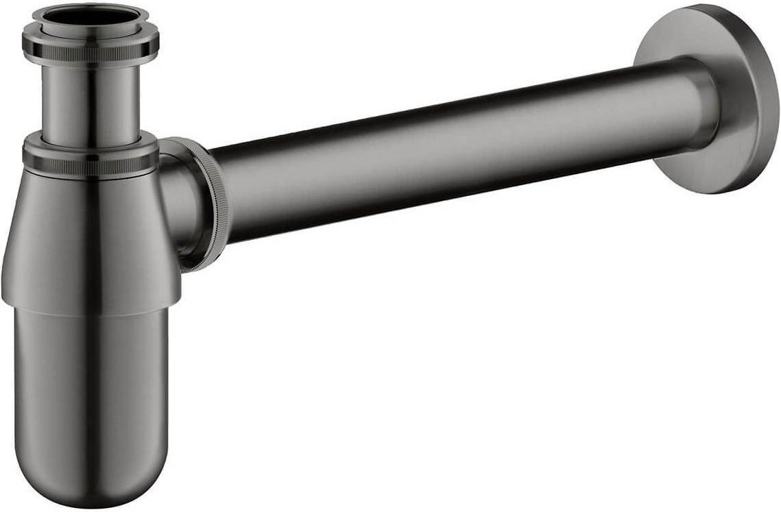 Сифон Aquatek AQ6014BGM (черный хром) - фото