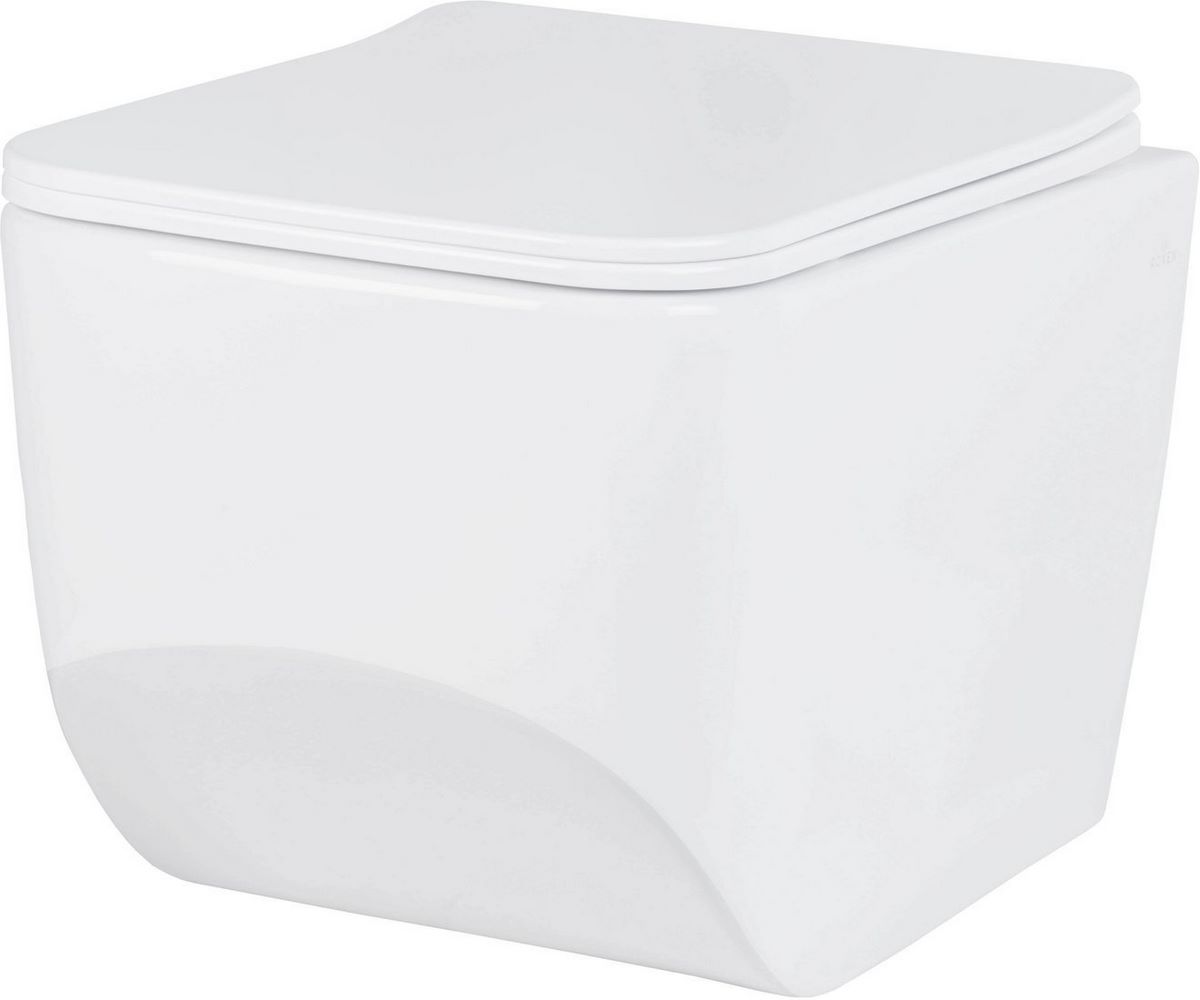 Унитаз подвесной Roxen Boro в комплекте с инсталляцией StounFix Dual Fresh 6 в 1 968466 (кнопка: брашированное золото) - фото2