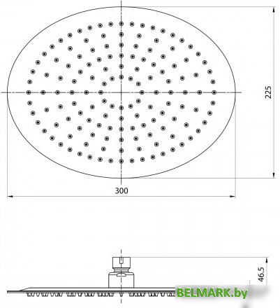 Верхний душ Lemark LM9484S - фото2