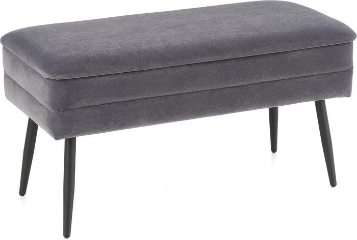 Пуфик Halmar Velva (серый/черный) - фото